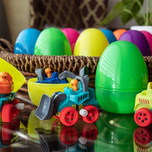 Wind Up Bulldozer Treasure Egg Pack - PopFun