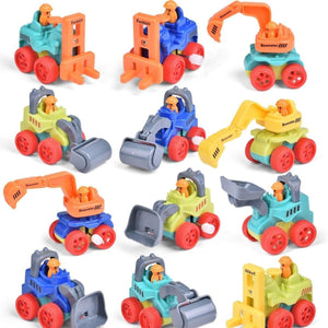 Wind Up Bulldozer Treasure Egg Pack - PopFun