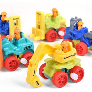 Wind Up Bulldozer Treasure Egg Pack - PopFun