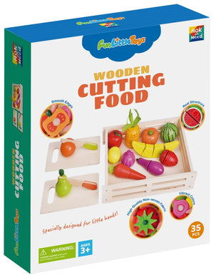 Wooden Play Food for Kids - PopFun