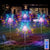 4PCS Solar - Powered Firework Lights with 120 LED Lights & 8 Modes for Garden Lawn Yard Outdoor Light Decorations - PopFun
