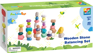 Wooden Stone Balancing Set for Kids