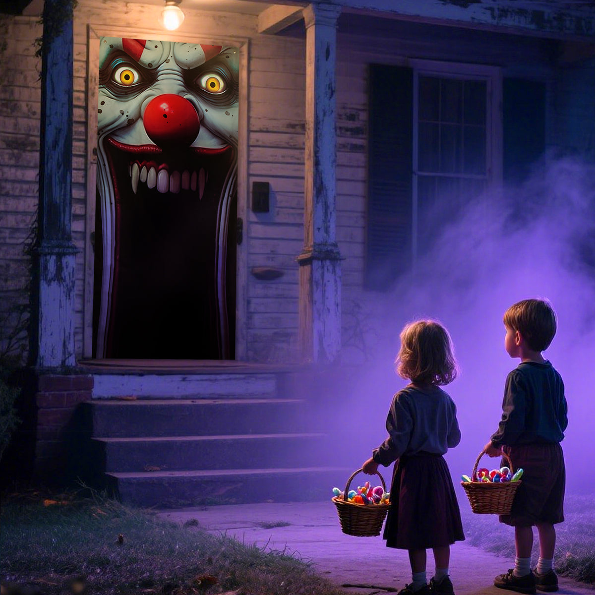 34”x70” Halloween Door Cover