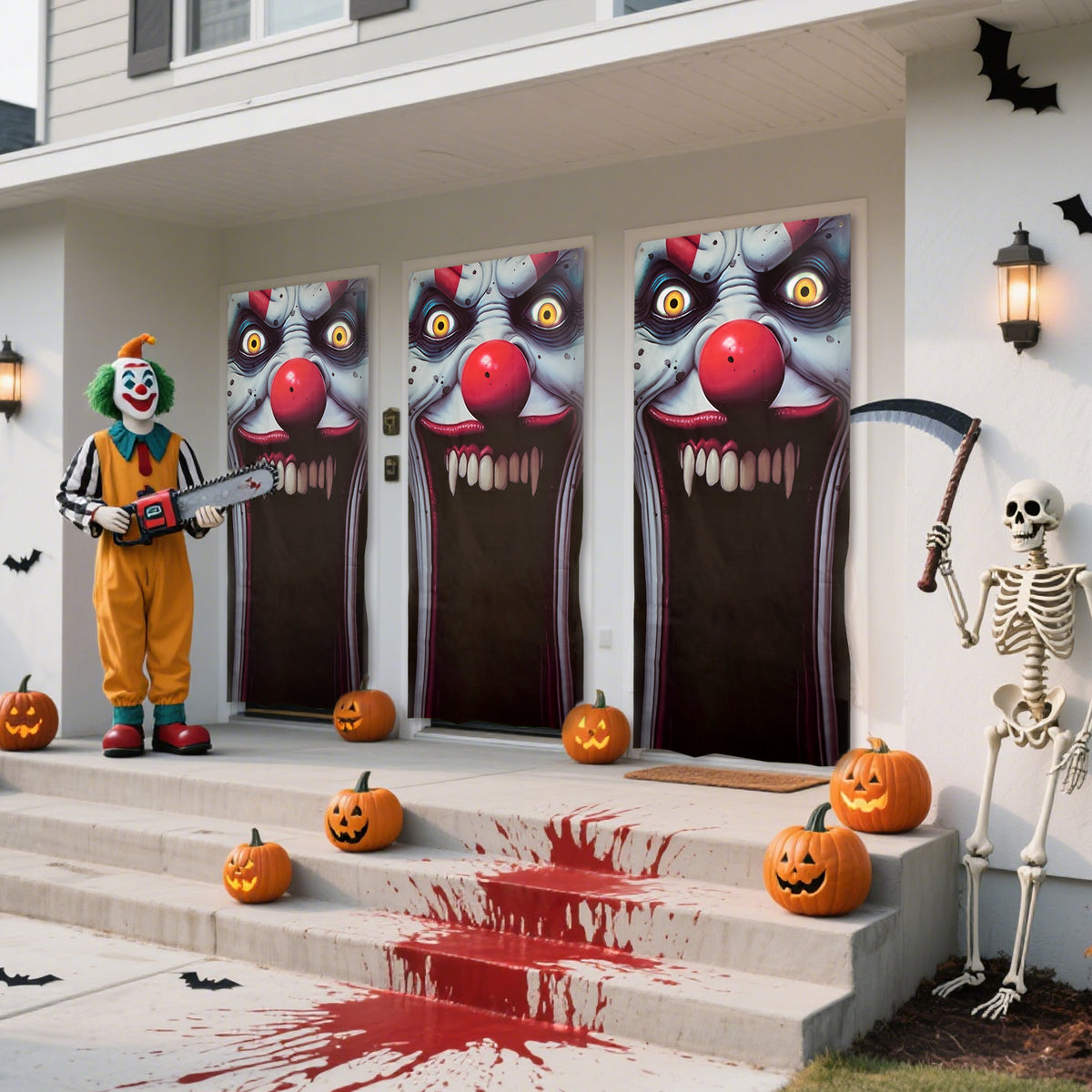 34”x70” Halloween Door Cover