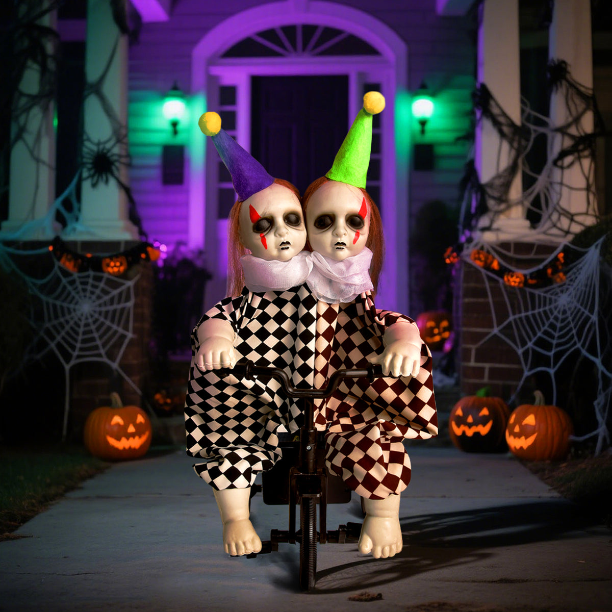 Halloween Biking Clown Decors