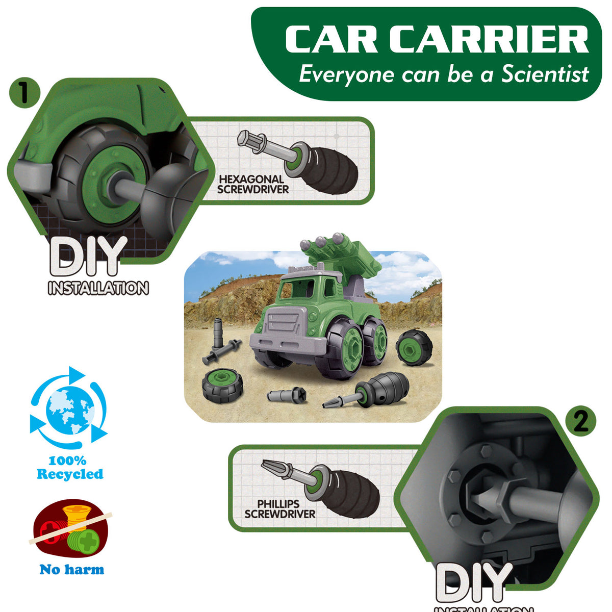 Friction Powered Car Carrier