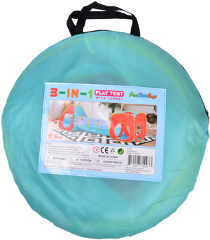 3-in-1 Kids Adventure Pop Up Play Tent
