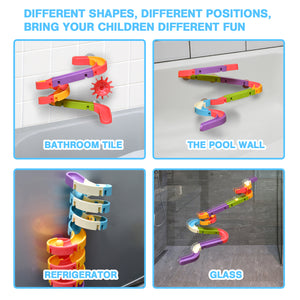 Bath Toys for Kids Ages 4-8, Wall Bathtub Toy Slide for Toddlers 3 4 5