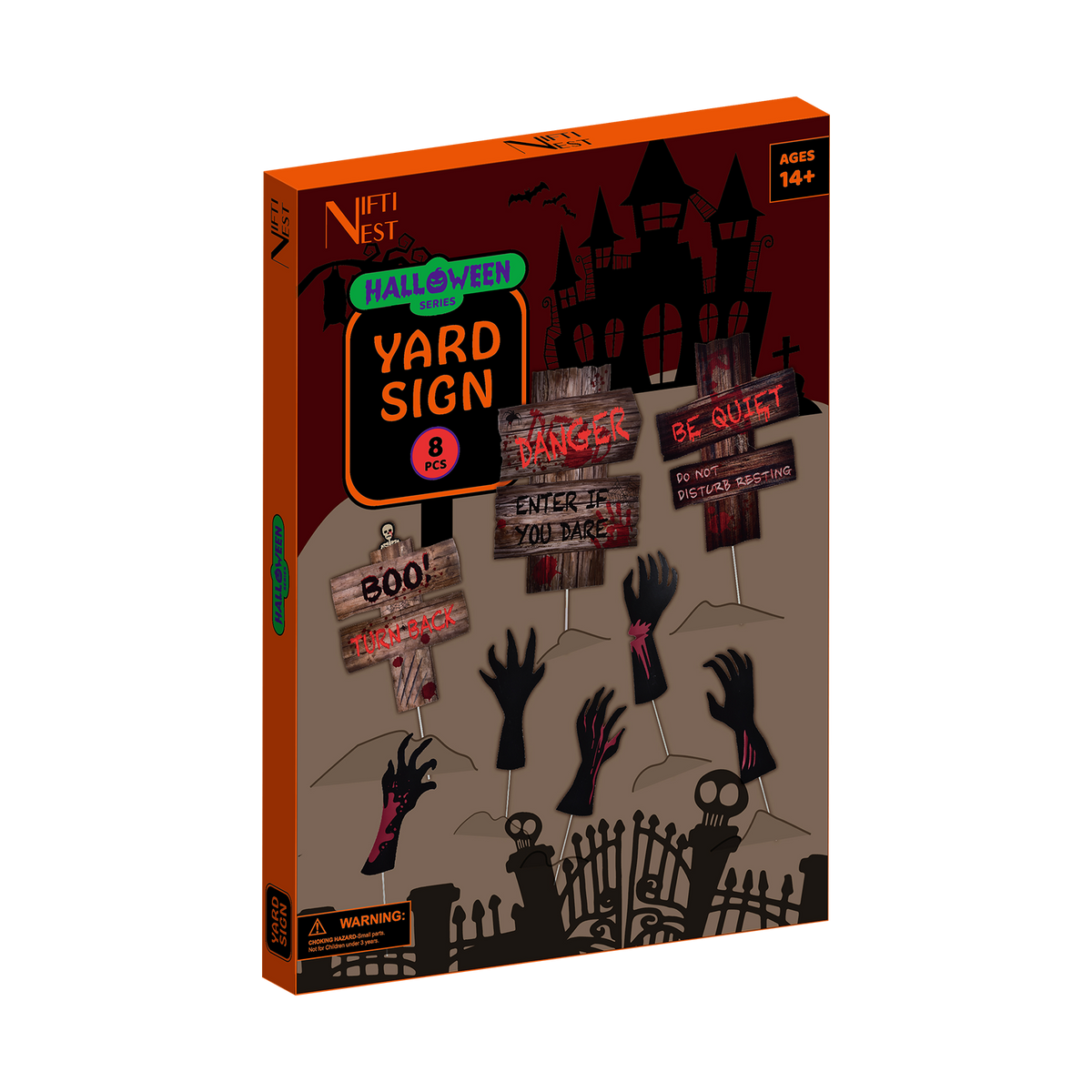 Bloody Hands Halloween Yard Signs