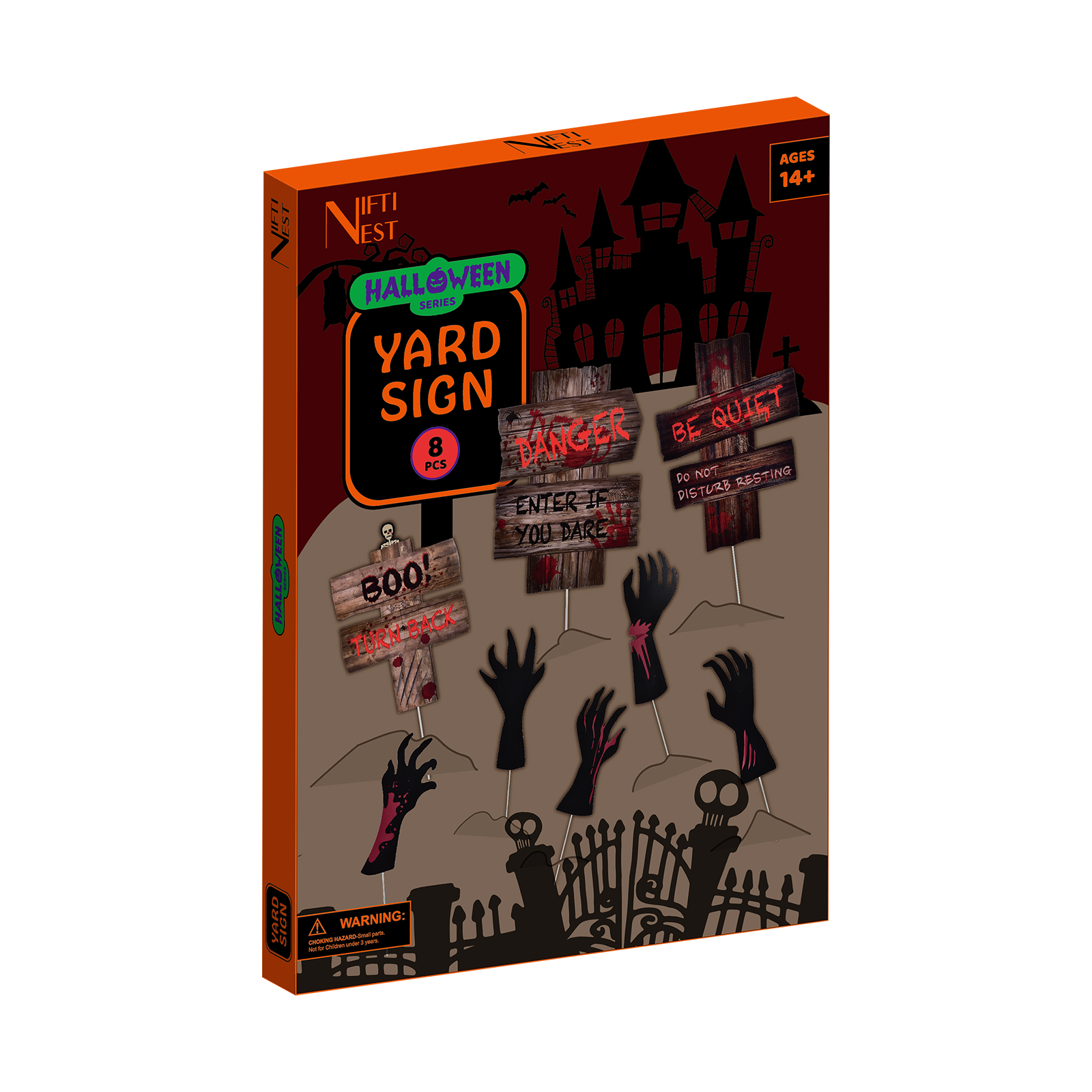 Bloody Hands Halloween Yard Signs