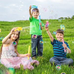 Assorted Macaron Ice Cream Bubble Wand Sticks - PopFun