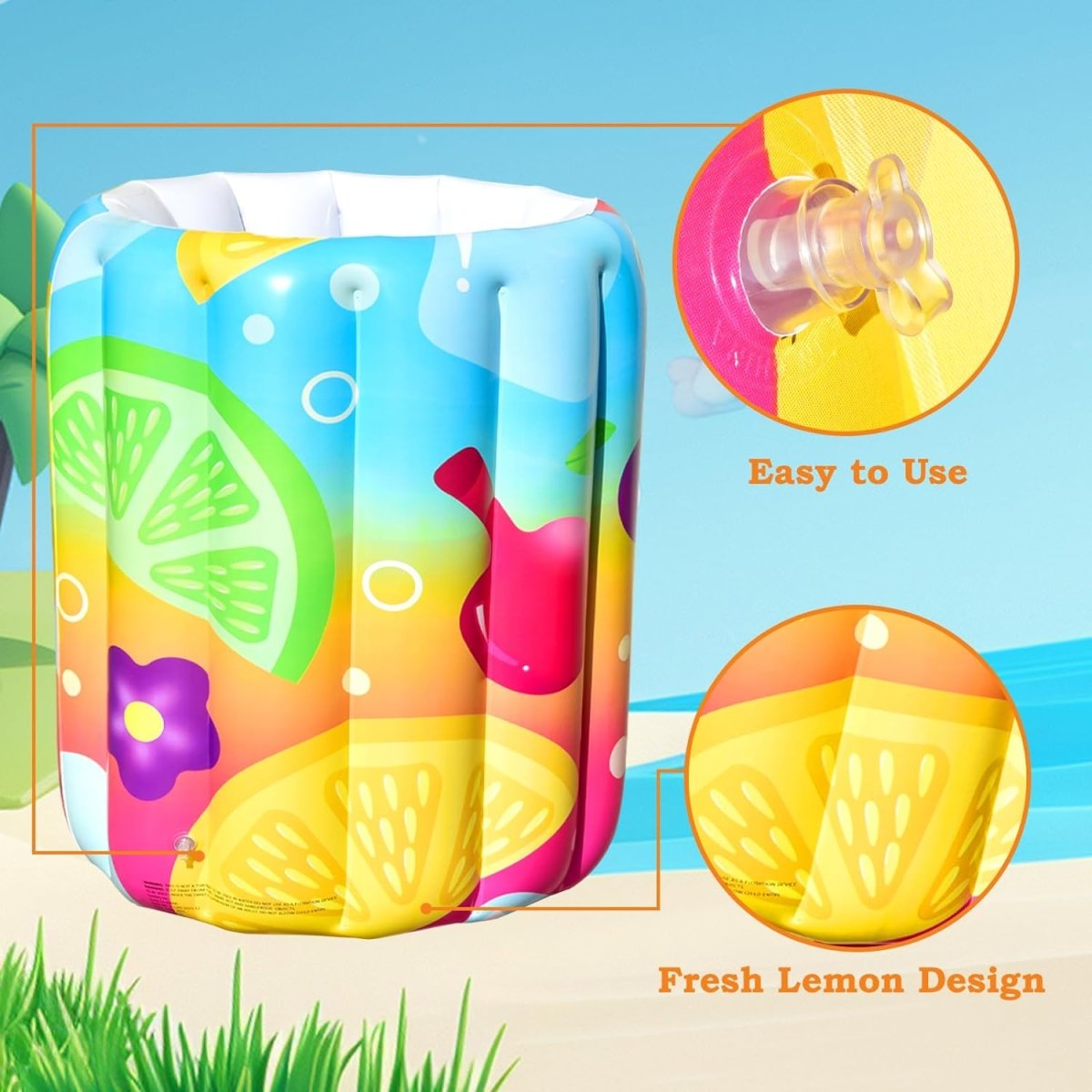 Giant Tropical Cocktail Inflatable Cooler - PopFun