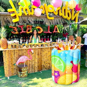 Giant Tropical Cocktail Inflatable Cooler - PopFun