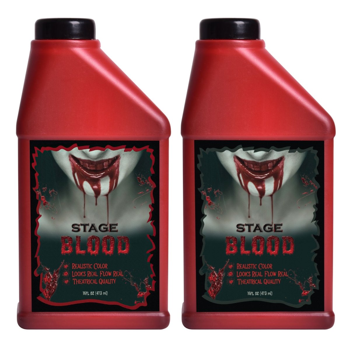 Halloween Makeup Red Blood 2 Bottles - Wholesale - PopFun