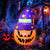 5FT Halloween Decorations Outdoor - Halloween Inflatables Pumpkin with Build-in LED Lights Blow Up Pumpkin for Halloween Party Indoor Outdoor Yard Garden