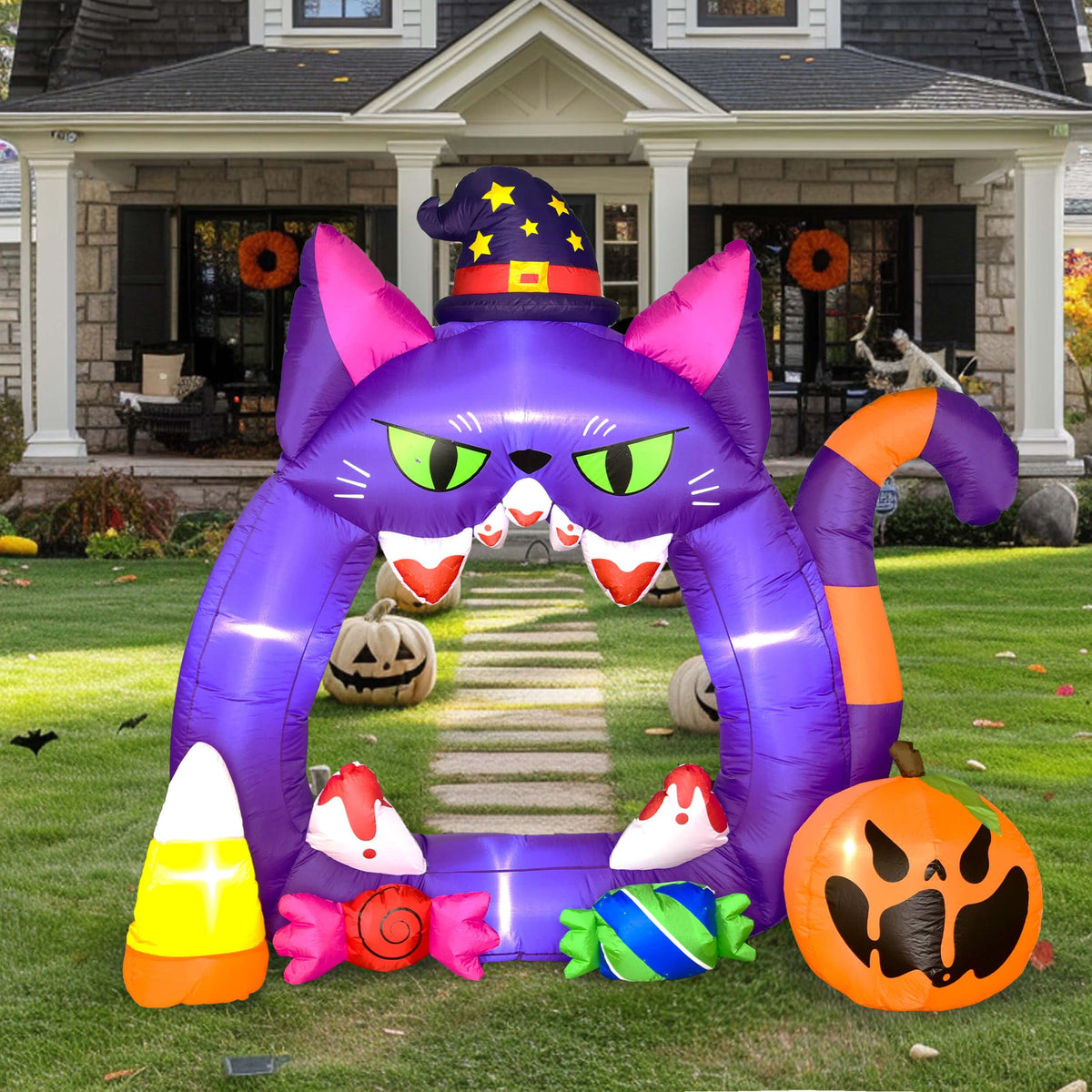 7.3FT Halloween Decorations - Outdoor Inflatable Pumpkin