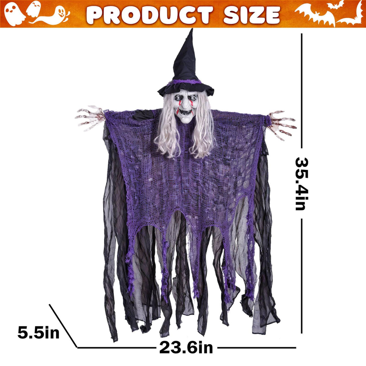 3Pack Halloween Decorations - Outdoor Hanging Decoration