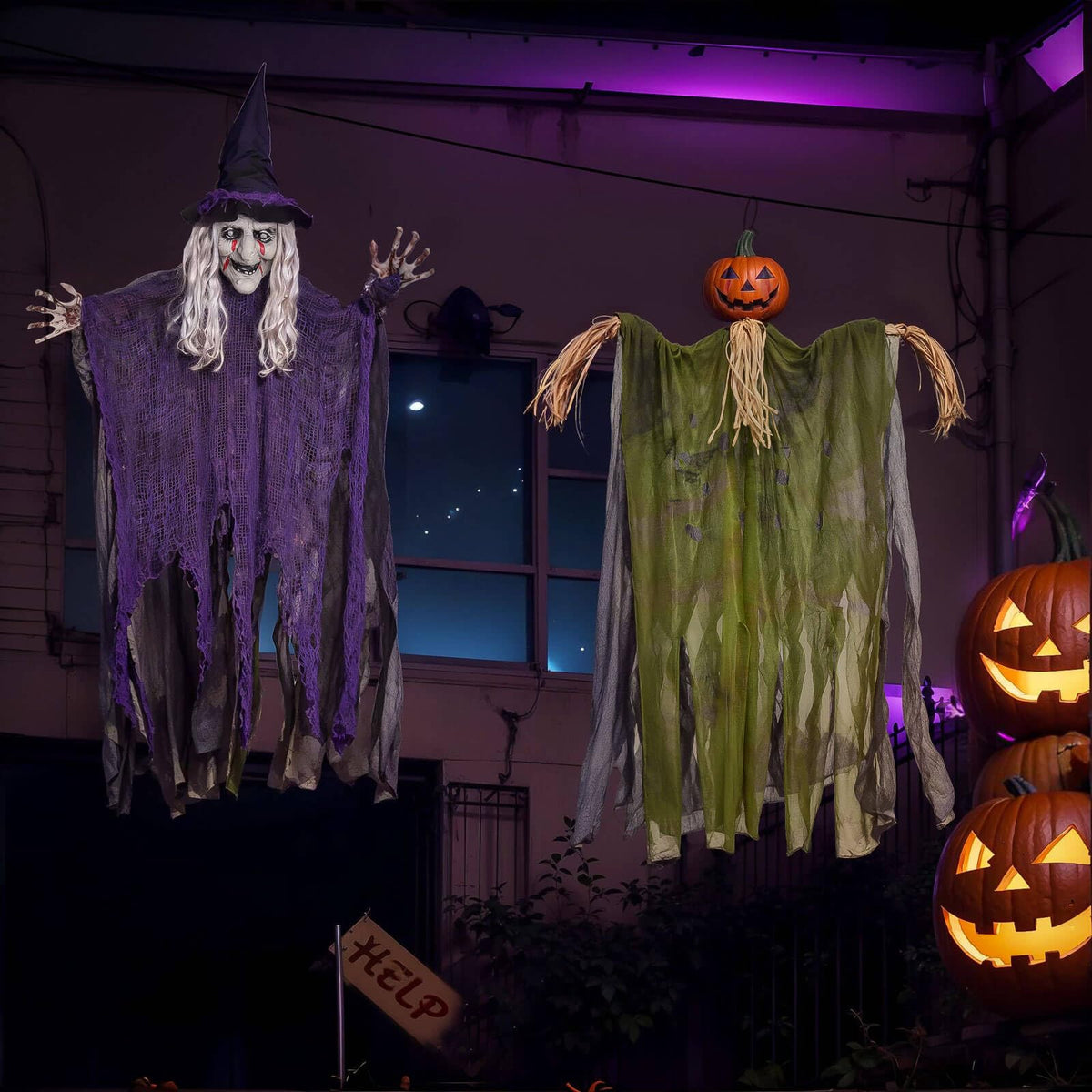 3Pack Halloween Decorations - Outdoor Hanging Decoration