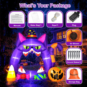 7.3FT Halloween Decorations - Outdoor Inflatable Pumpkin