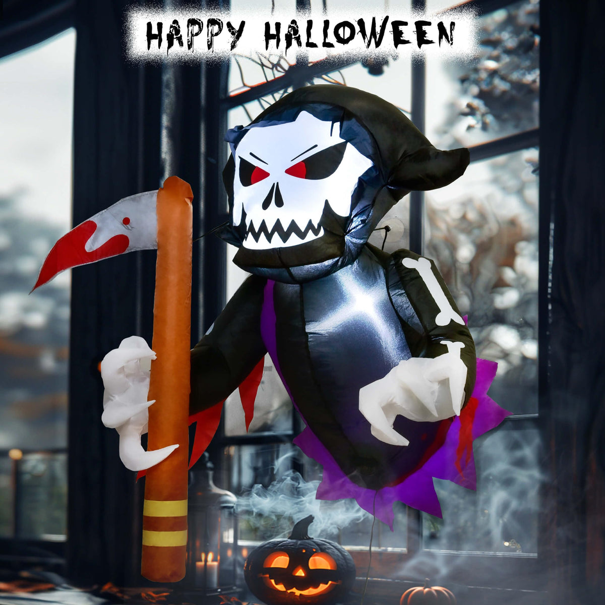 3.5FT Inflatable Window Breaker Skeleton