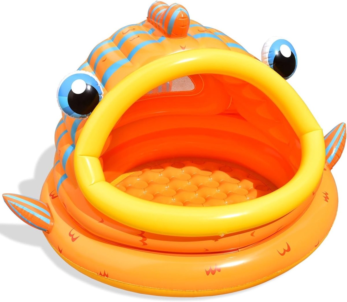 Inflatable Gold Fish Shade Kiddie Pool - Wholesale - PopFun