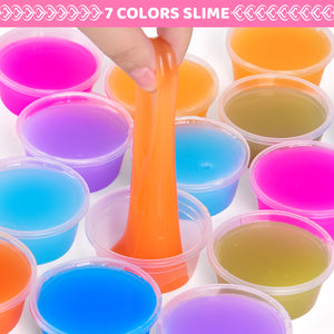Valentines Gift Slime Kit with Cards 28pcs