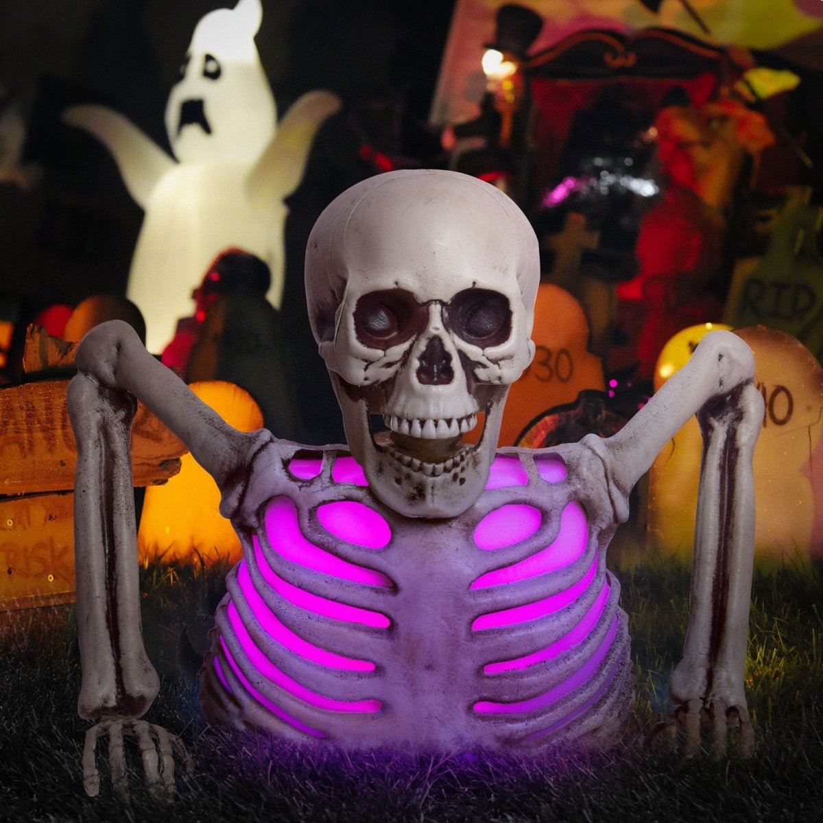 10" Colorful Groundbreaker Skeleton - PopFun