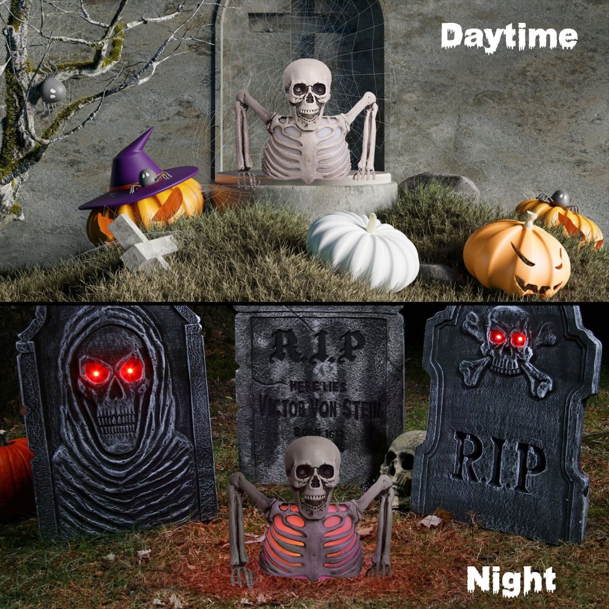 10" Colorful Groundbreaker Skeleton - Wholesale - PopFun