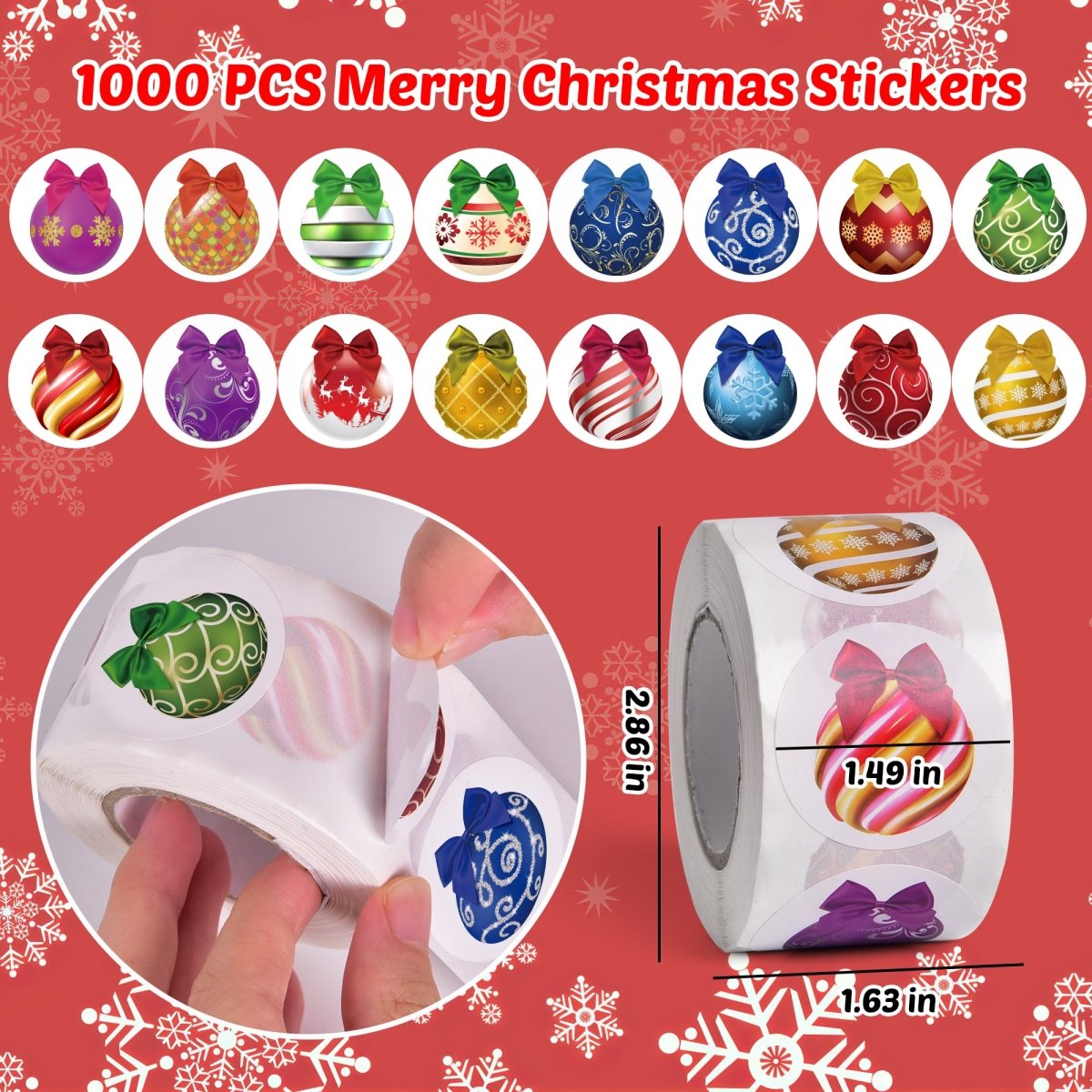 1008PCS Christmas Ornament - PopFun