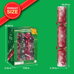 12 Pack Christmas No Snap Party Favors with Party Hat - PopFun