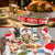 12PCS Christmas Red & Green Snowflakes No-Snap Crackers with Party Hat - Wholesale - PopFun