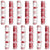 12PCS Christmas Red & White Snowflakes No-Snap Crackers - Wholesale - PopFun