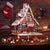 1455PCS Christmas Gingerbread House Building Blocks with Copper Wire Lights - Wholesale - PopFun