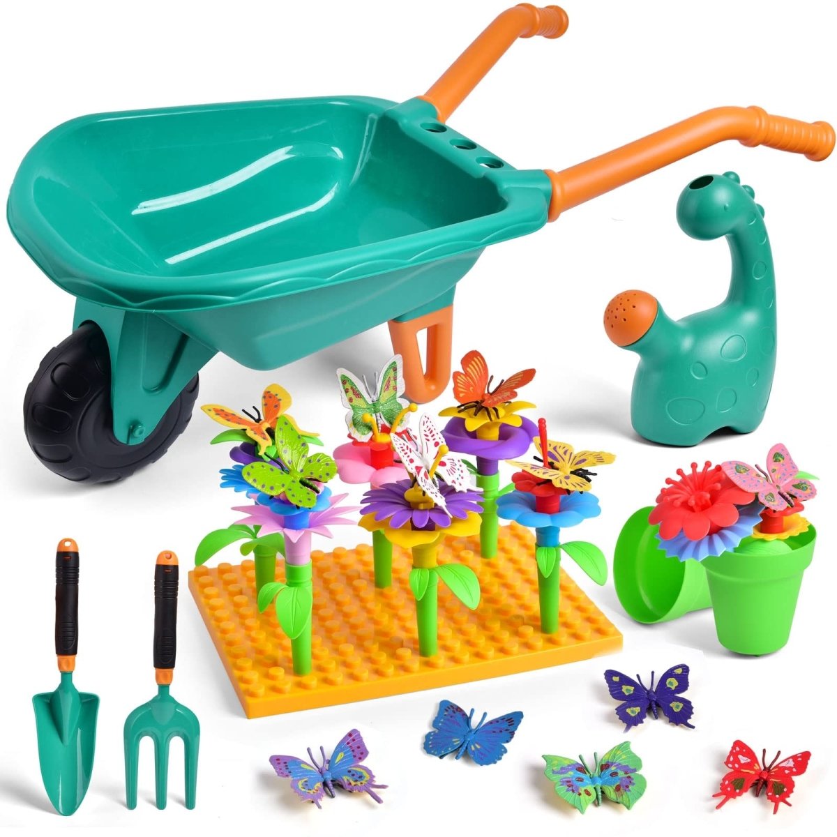 16 Pcs Kids Gardening Tool Toy Set - PopFun