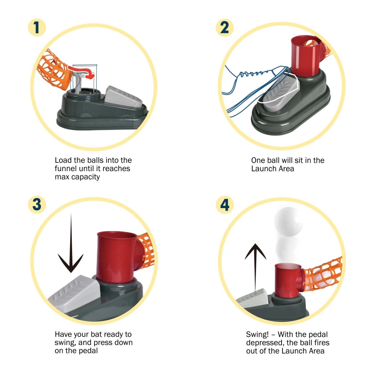 2 in 1 Baseball and Tennis Pitching Machine - PopFun