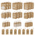 24PCS Christmas Gift Bags Bulk with Handles - PopFun