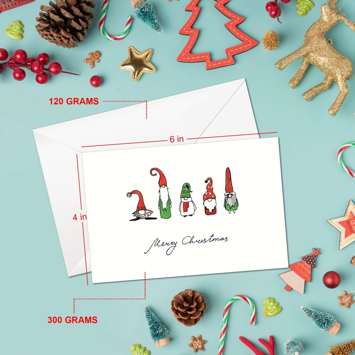 24PCS Christmas Greeting Cards - PopFun