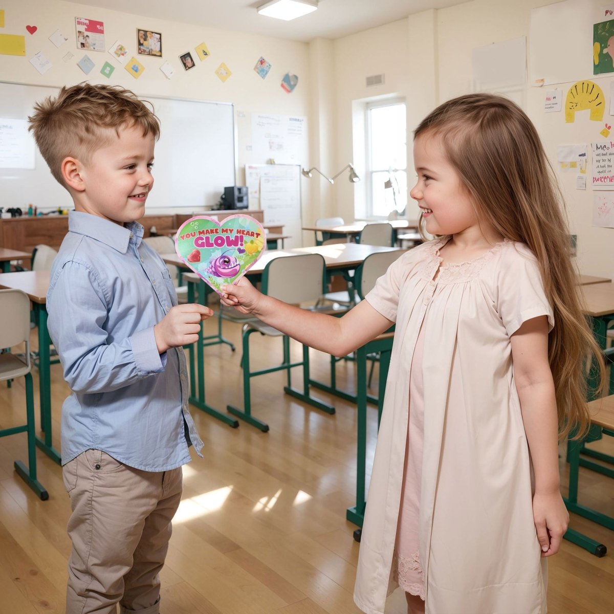 24PCS Valentine's Sea Animal Building Blocks with Heart-Shaped Boxes - PopFun