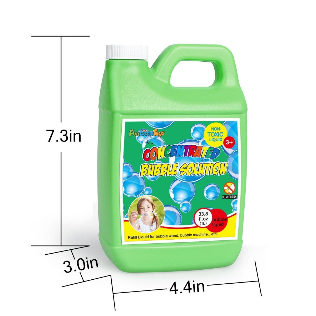 33.8 Oz. Bubble Concentrated Solution - PopFun