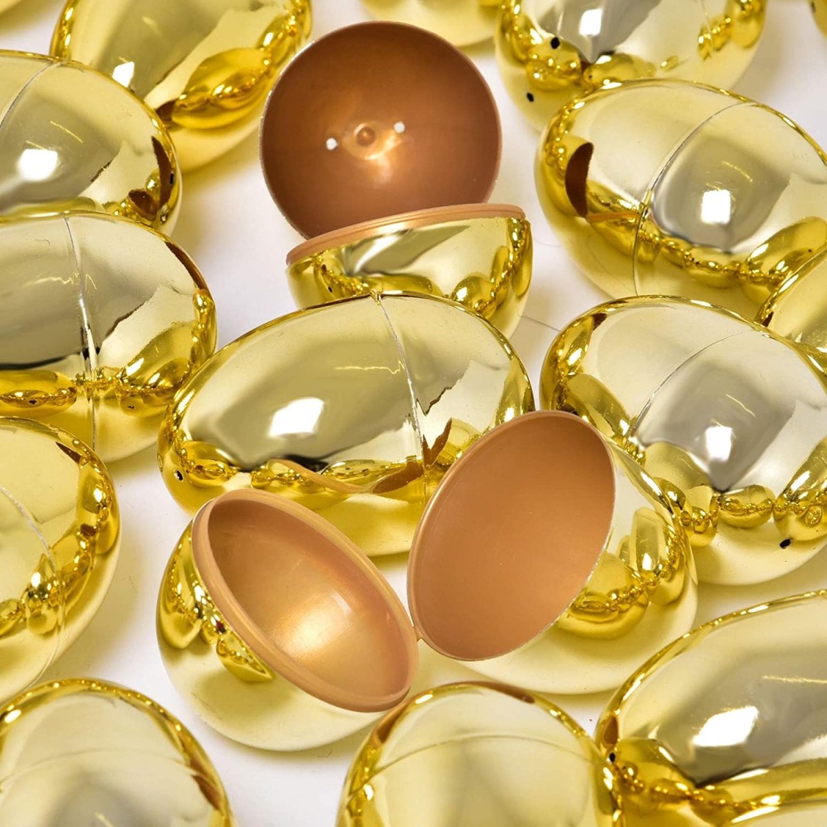 36 PCs Golden Fillable Easter Eggs | PopFun