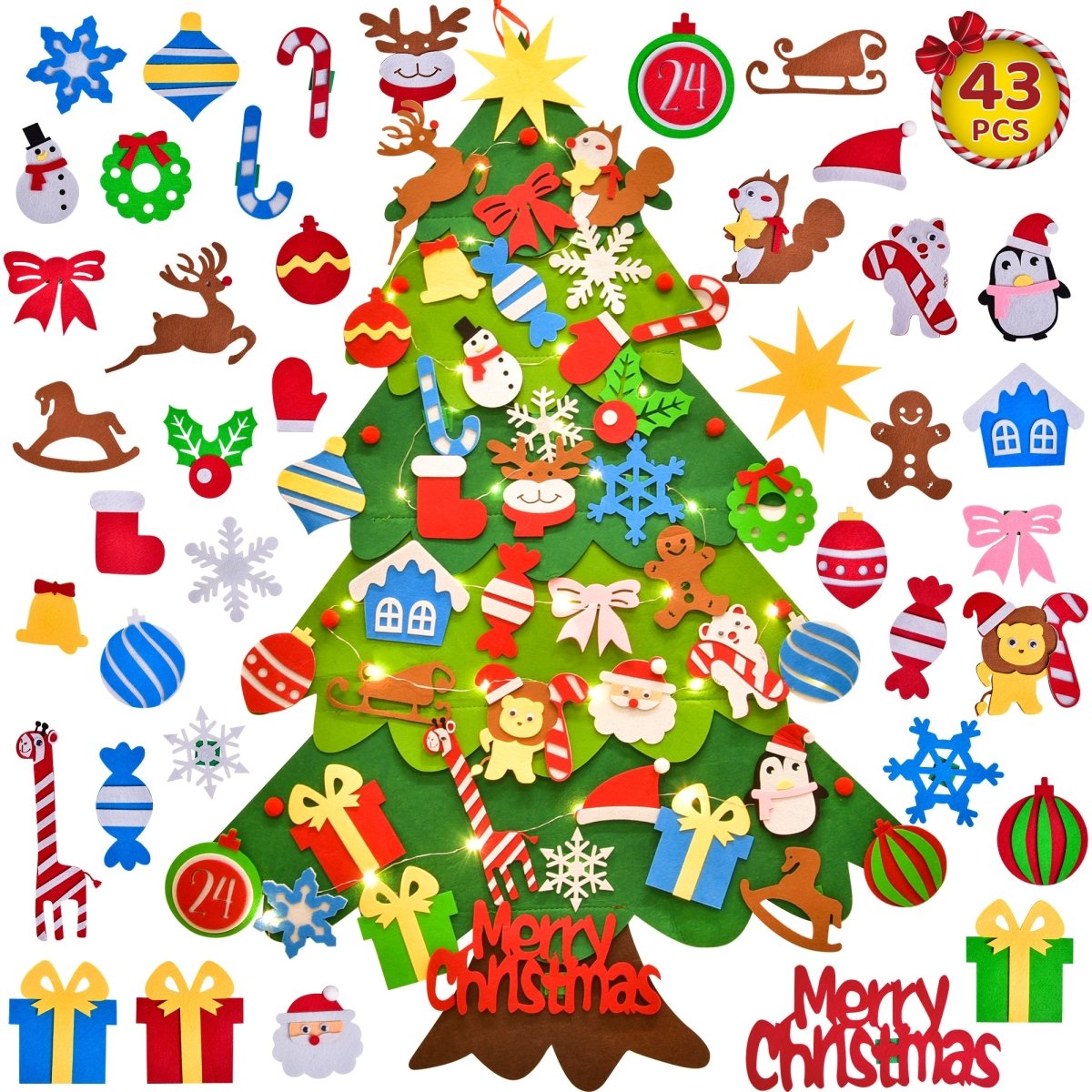 41PCS Detachable Christmas Ornaments - PopFun