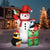 5.7 FT Christmas Inflatable Snowman and 3 Penguins - Wholesale - PopFun
