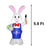 5.9 FT Easter Inflatable Bunny with Egg and Pen | PopFun