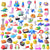 72 Pcs Exciting Puzzle Erasers - PopFun