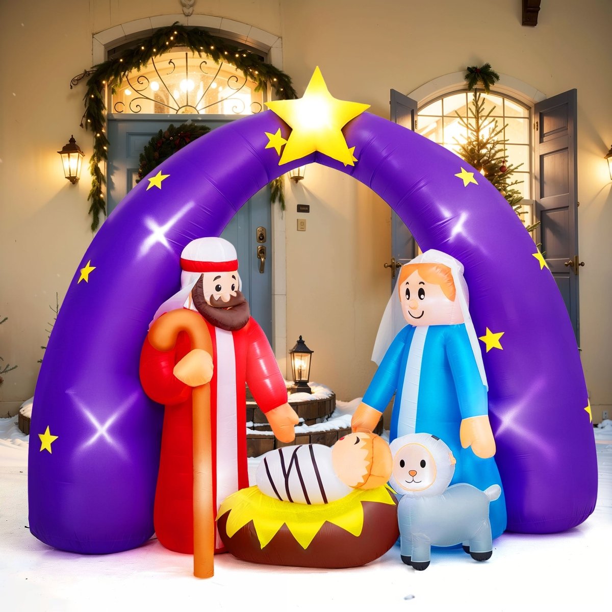 7.5 Inflatatable Christmas Nativity - PopFun
