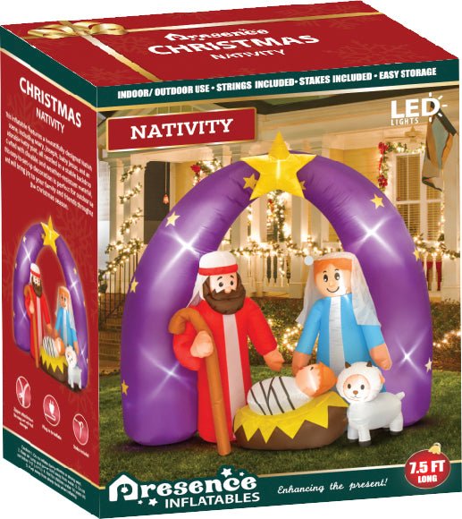 7.5 Inflatatable Christmas Nativity - PopFun