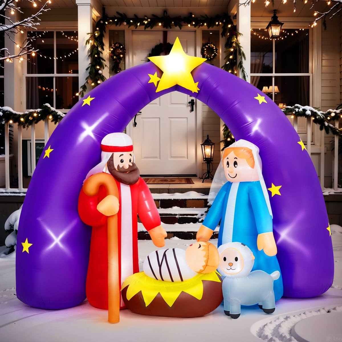 7.5 Inflatatable Christmas Nativity - PopFun