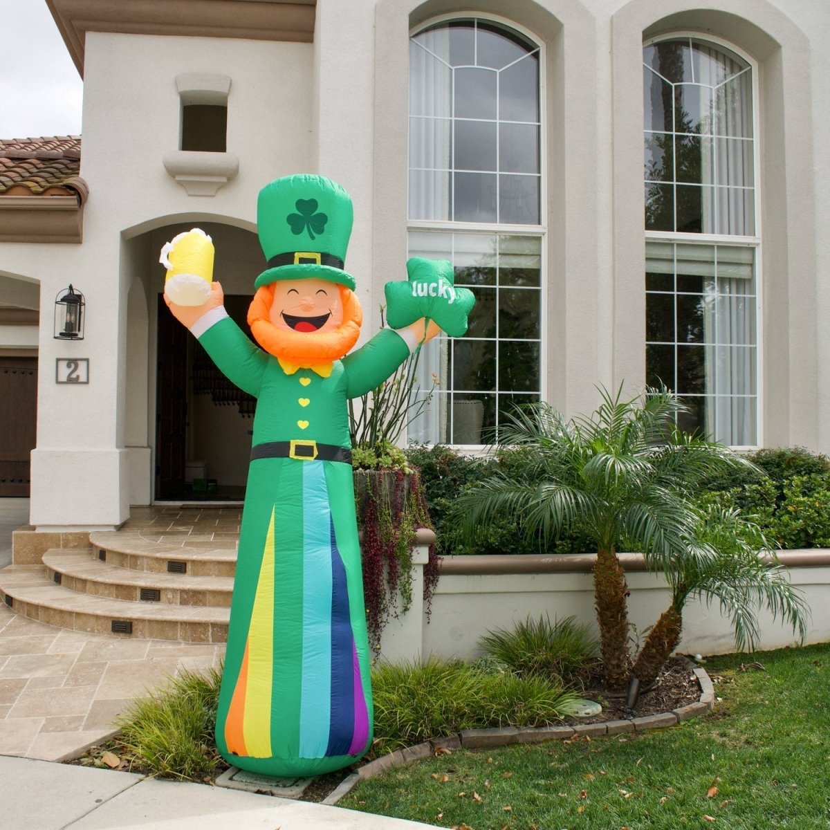 8.8 FT St Patricks Day Leprechaun Inflatable-wholesale | PopFun