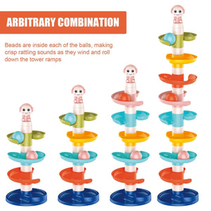 9-Tier Tower Ball Drop Toy for Toddler - PopFun