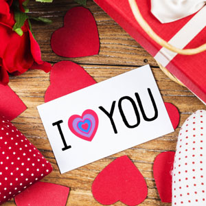Heart Stickers for Valentine's Day 1000pcs